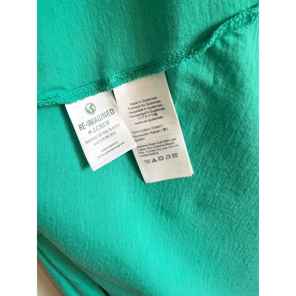 J CREW TIERED COTTON MAXI DRESS, X SMALL Teal - Picture 6 of 8